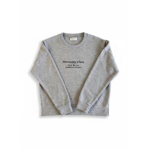Abercrombie & Fitch SoftAF Essential Crewneck - Heather Grey - Size M